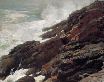 溫斯洛 荷默 High Cliff, Coast of Maine